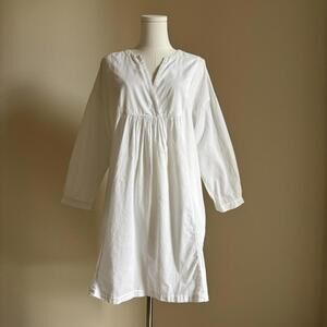 Xírena white cotton babydoll empire waist dress